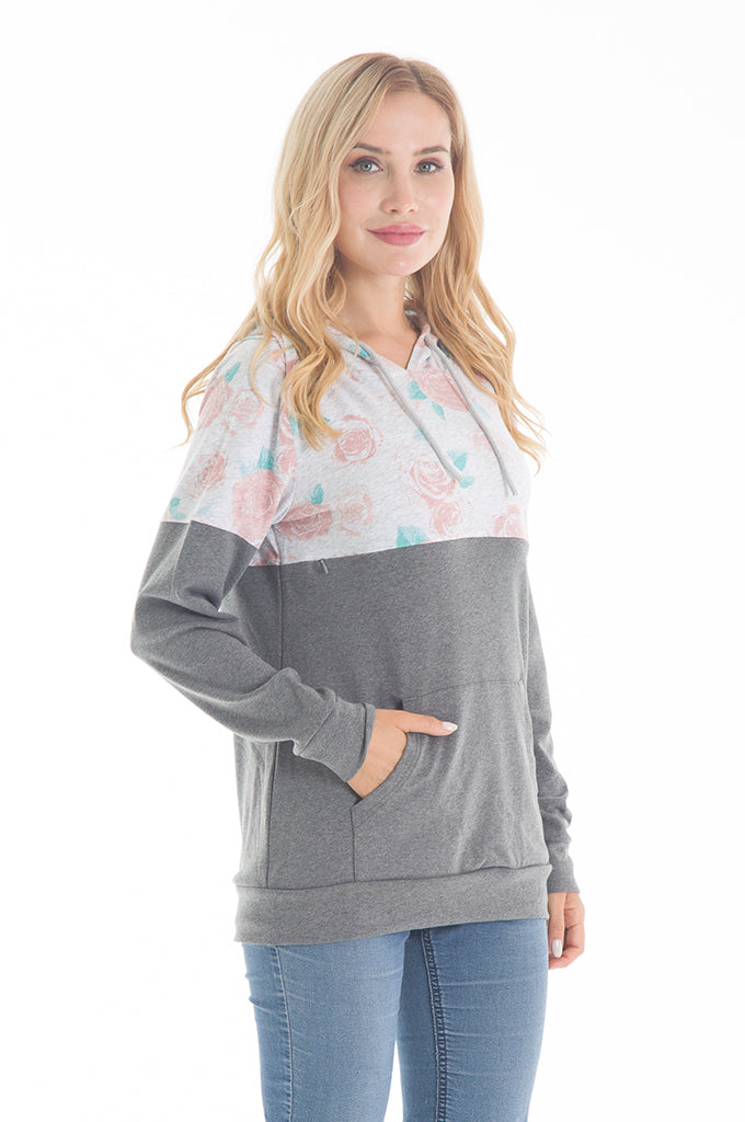 Bearsland Women's Maternity Nursing Hoodie