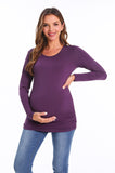 Bearsland Womens Maternity Long Sleeve Tshirt