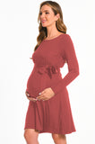 Bearsland Women’s Maternity Midi Dress