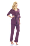 Bearsland Maternity Nursing Pajamas 3 Piece Set