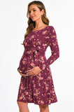 Bearsland Women’s Maternity Midi Dress