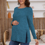 Beaisland Maternity clothes Long SleeveMaternity shirts for Women Casual TunicTops Lightweight Pullover