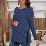 Beaisland Maternity clothes Long SleeveMaternity shirts for Women Casual TunicTops Lightweight Pullover