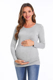 Bearsland Womens Maternity Long Sleeve Tshirt 3 Packs