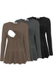 Black & Iron Gray & Tea Brown
