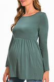 Beaisland Women's Long Sleeve Maternity Shirts Basic Casual Pregnancy Top