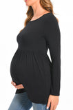 Beaisland Women's Long Sleeve Maternity Shirts Basic Casual Pregnancy Top