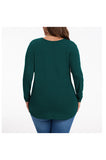 Women's Plus Size Tops Crew neck Long Sleeve Shirts Loose Tunic Tops Fall Shirts