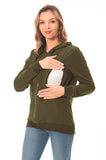 Bearsland Women's Maternity Sporty Hoodie