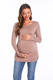 Bearsland Womens Maternity Long Sleeve Tshirt 3 Packs