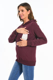 Bearsland Women's Maternity Sporty Hoodie