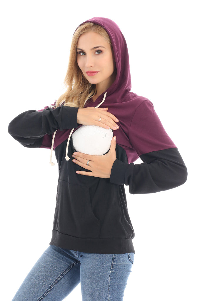 Bearsland Women's Maternity Nursing Hoodie