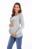 Bearsland Womens Maternity Long Sleeve Tshirt