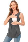 Bearsland Women's Sleeveless Round Neck Nursing Tank Top