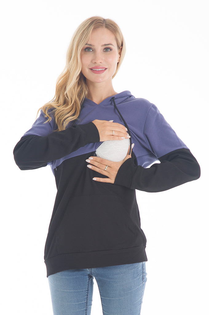 Bearsland Women's Maternity Nursing Hoodie