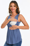 Bearsland Women's Sleeveless Round Neck Nursing Tank Top