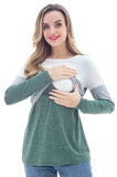 Bearsland Women's Maternity Clothes Long Sleeves Breastfeeding Shirts