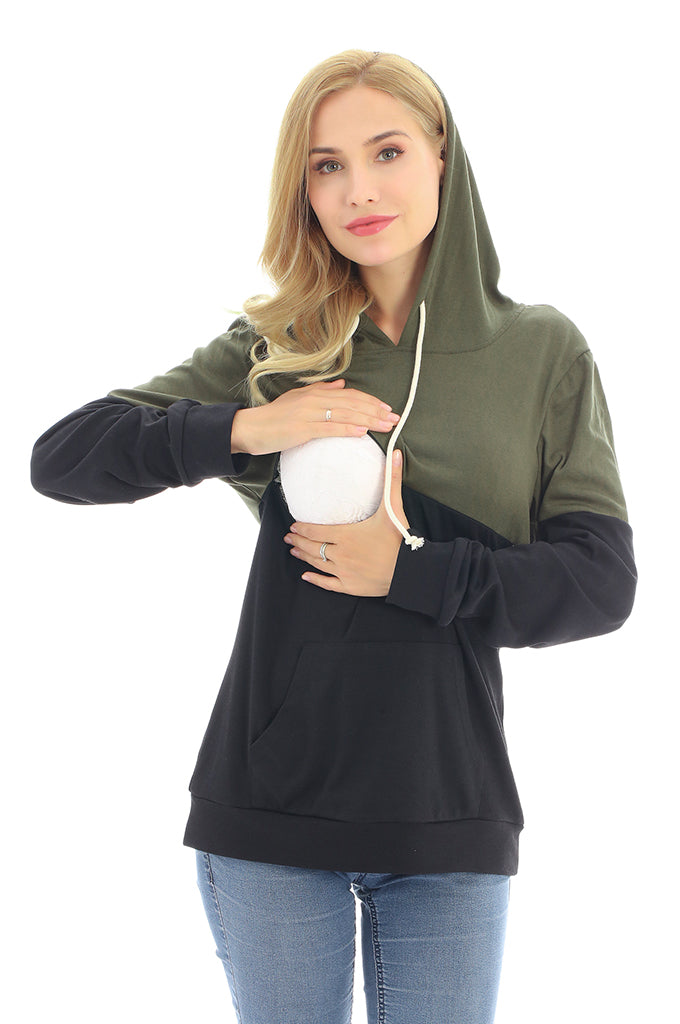 Bearsland Women's Maternity Nursing Hoodie