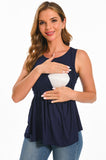 Bearsland Women's Sleeveless Round Neck Nursing Tank Top