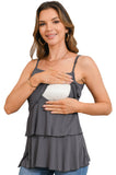 Bearsland Women's Pregnancy Sleeveless Nursing Tank Cami