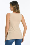 Bearsland Women's Sleeveless Round Neck Nursing Tank Top