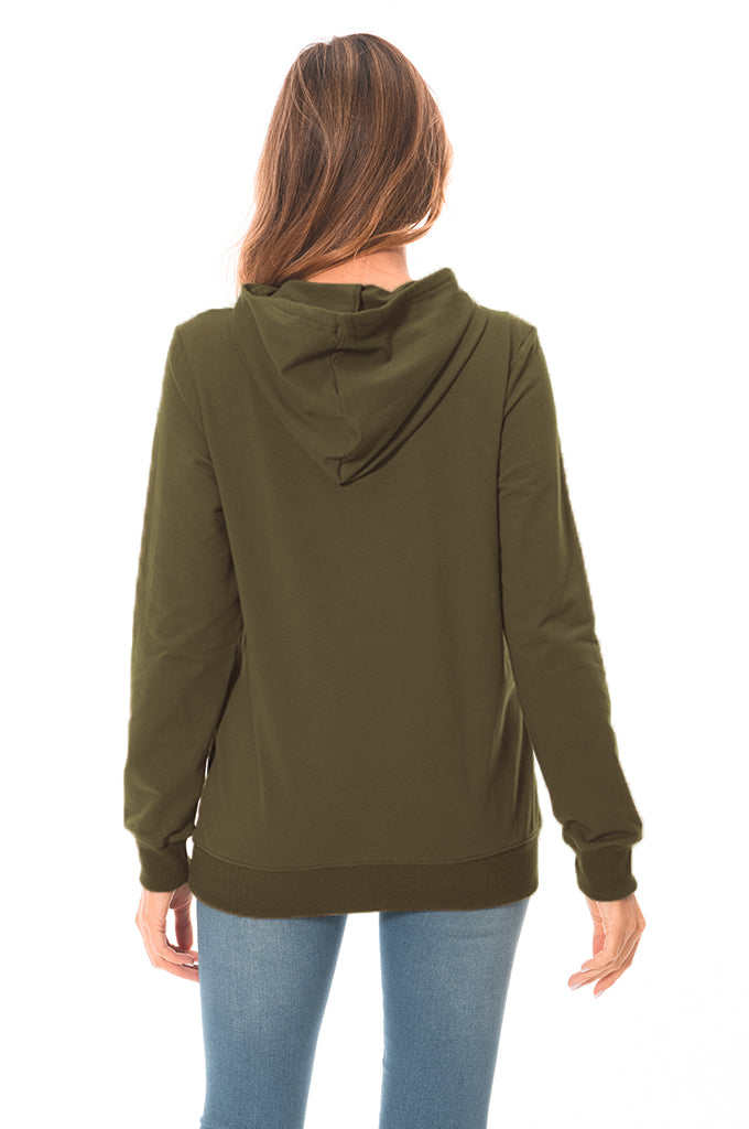 Bearsland Women's Maternity Sporty Hoodie