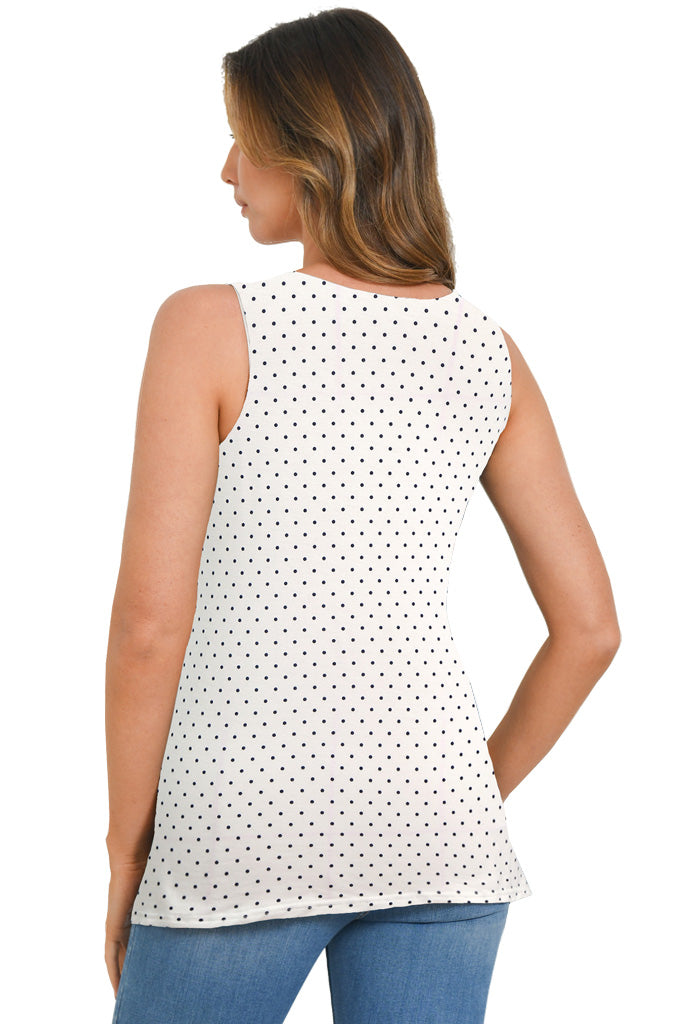 Bearsland Women's Sleeveless Round Neck Nursing Tank Top