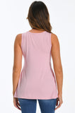 Bearsland Women's Sleeveless Round Neck Nursing Tank Top