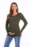 Bearsland Womens Maternity Long Sleeve Tshirt