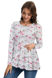 Bearsland Women’s Nursing Top 3pack Long Sleeve Scoop Neck Breastfeeding Shirts