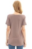 Bearsland Womens V Neck Nursing Tops Maternity Breastfeeding Tee Shirts