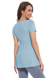 Bearsland Women’s Nursing Top 3pack Short Sleeve Scoop Neck Nursing Shirt