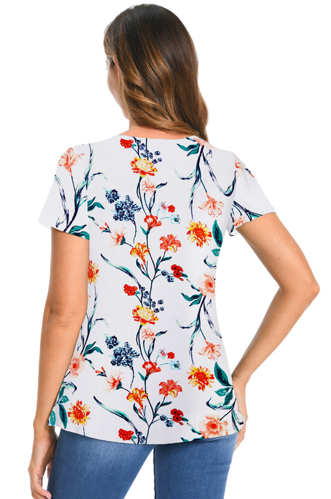 Bearsland Womens V Neck Nursing Tops Maternity Breastfeeding Tee Shirts