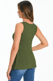 Bearsland Women's Sleeveless Round Neck Nursing Tank Top