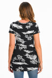 Bearsland Scoop Neck Short Sleeve  Maternity Tops