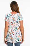 Bearsland Scoop Neck Short Sleeve  Maternity Tops
