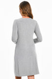 Bearsland Women's V-Neck Long Sleeve Maternity Dresses Nursing Dresses