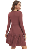 Bearsland Women’s Long Sleeve Nursing Dress with Pocket