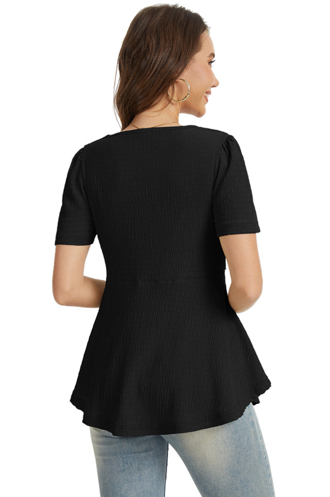 Bearsland 3-pack Short Sleeve V-Neck Nursing Shirt