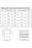 Bearsland Maternity Tops Short Sleeve V Neck Breastfeeding Shirt