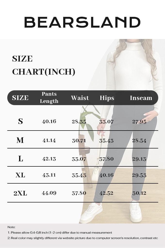 Bearsland Fleece-Lined Maternity Trousers