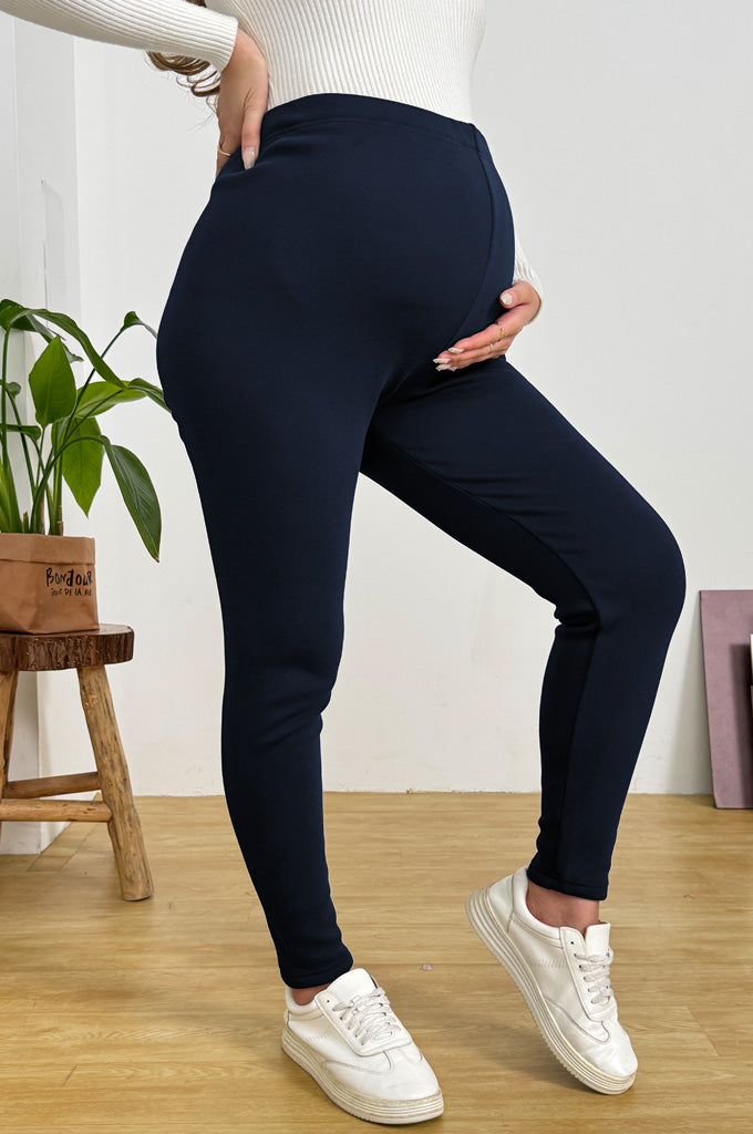 Bearsland Fleece-Lined Maternity Trousers