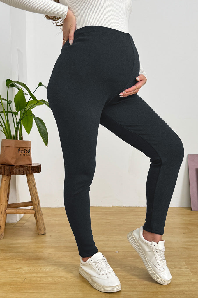 Bearsland Fleece-Lined Maternity Trousers