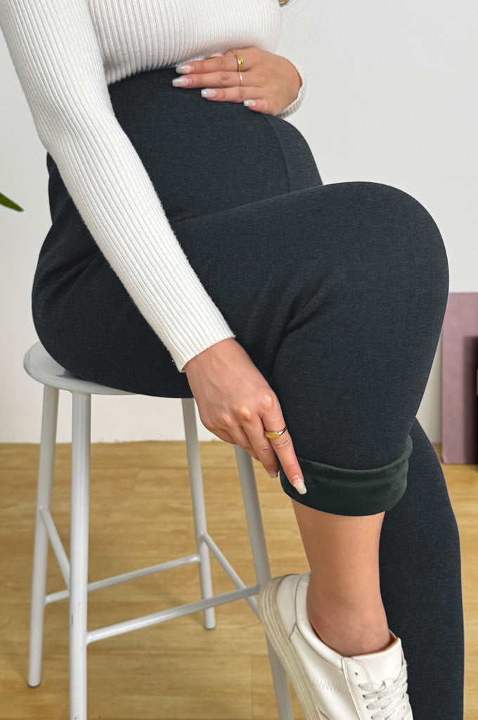 Bearsland Fleece-Lined Maternity Trousers
