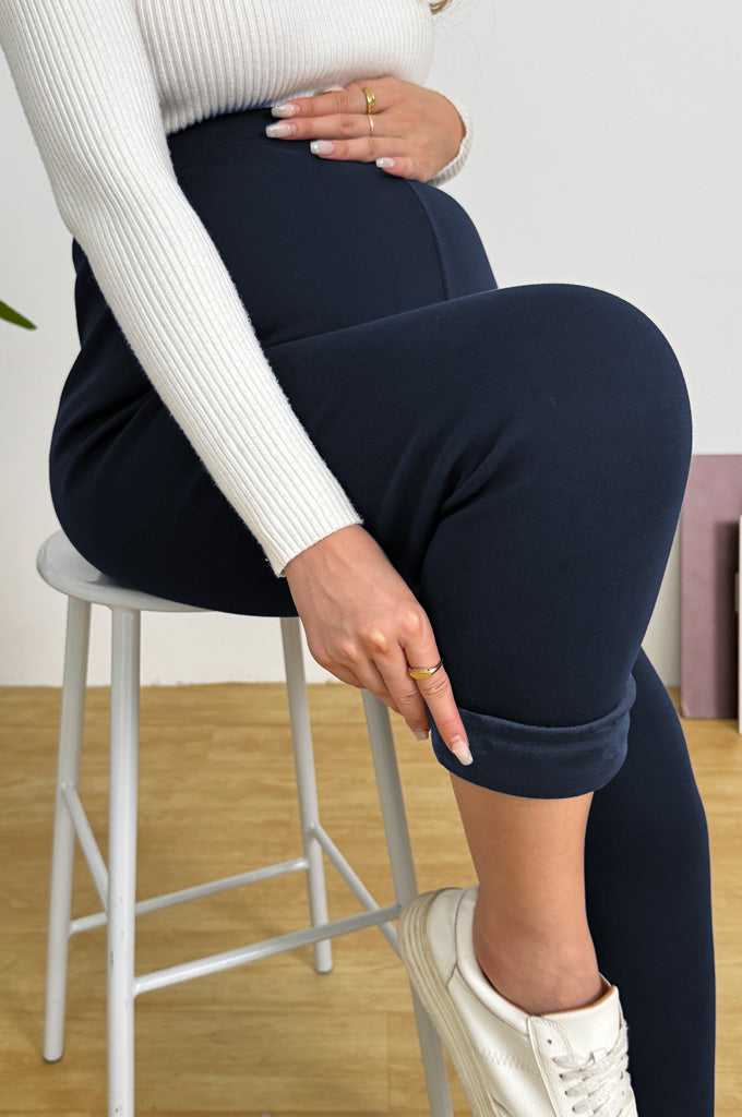 Bearsland Fleece-Lined Maternity Trousers