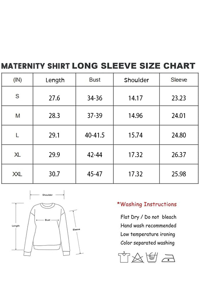 Bearsland Women's Maternity T-Shirt Classic Side Ruffle