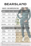 Bearsland Long-sleeved Crew-neck Maternity Set with Pockets and Adjustable Waistband