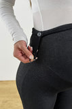 Bearsland Fleece-Lined Maternity Trousers with Adjustable Waistband