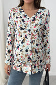 Bearsland Long-sleeved Fashionable Printed Maternity Cardigan