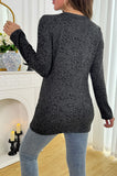 Bearsland Long-sleeved Fashionable Printed Maternity Cardigan